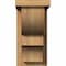 Ekena Millwork Ridgewood Rough Sawn Corbel w/Backplate, Western Red Cedar, 6"W x 12"D x 12"H COR06X12X12RID01RWR - alternate 4